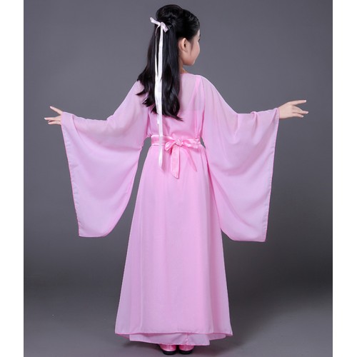 Girls hanfu fairy cosplay dress chinese folk dance costumes princess drama cosplay dress